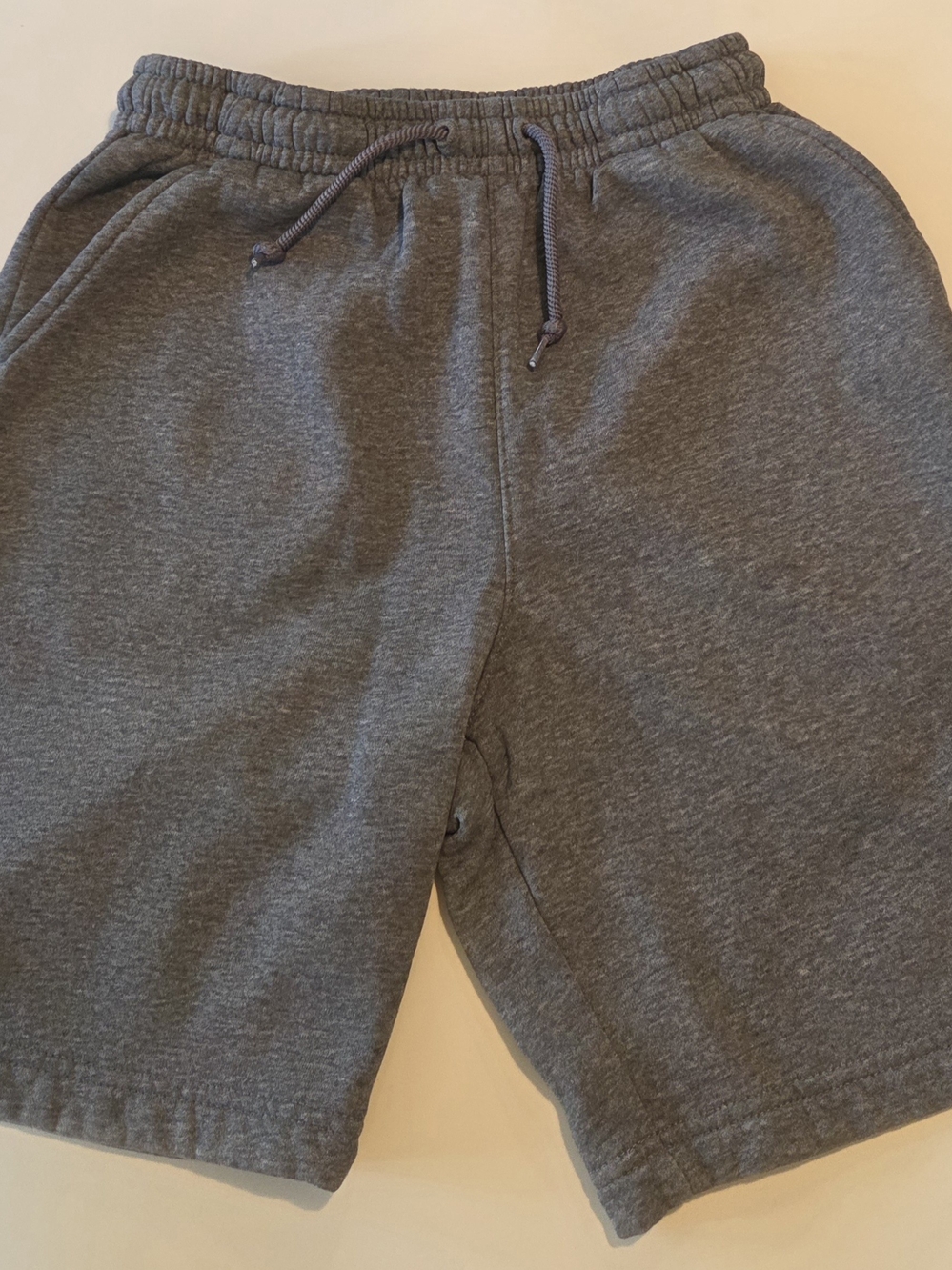 Boy's Classic Heather Gray Drawstring Shorts